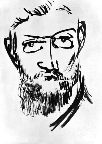 Self-Portrait by Henri Matisse (1869-1954) c. 1900 by Henri Matisse