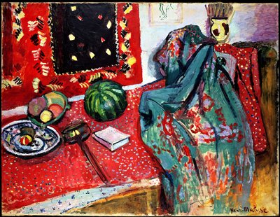 Still Life with a Red Rug by Henri Matisse