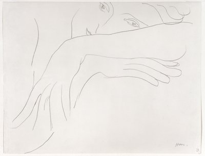 Study of a Model Leaning on the Back of a Chair by Henri Matisse