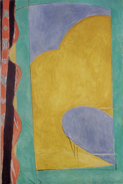The Yellow Curtain by Henri Matisse