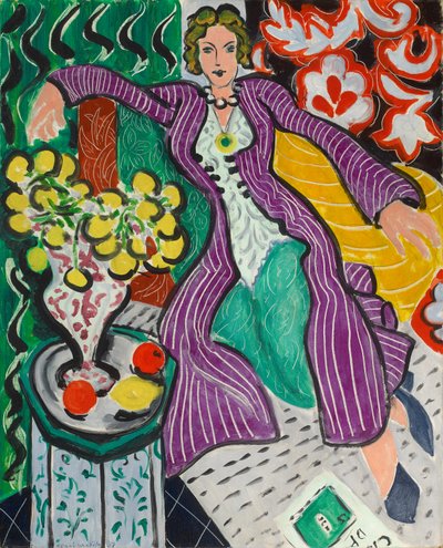 Woman in a Purple Coat by Henri Matisse