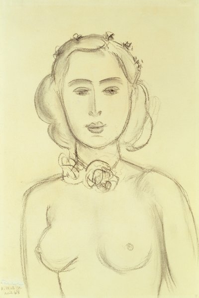 Woman with Bare Breasts by Henri Matisse