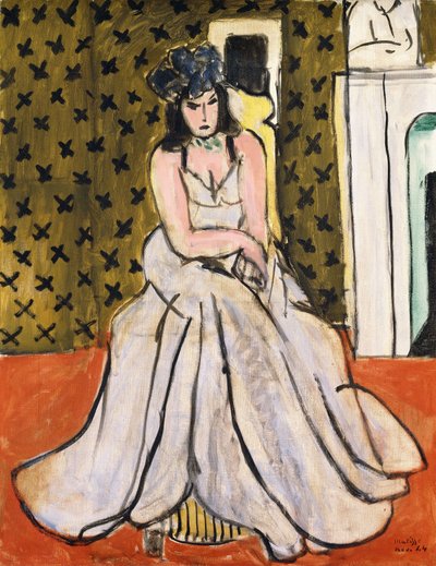 Woman with a Blue Hat by Henri Matisse