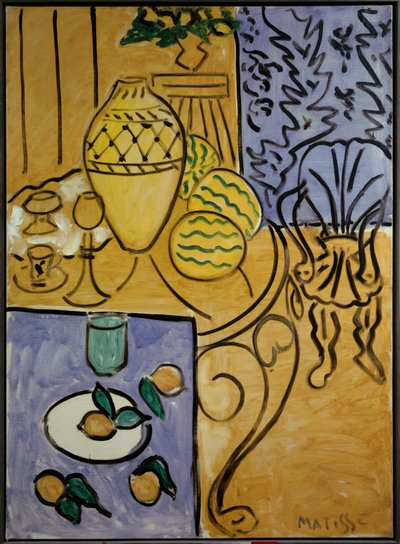 Yellow and Blue Interior by Henri Matisse
