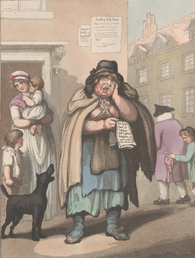 Cries of London, No. 3: Last Dying Speech and Confession by Henri Merke