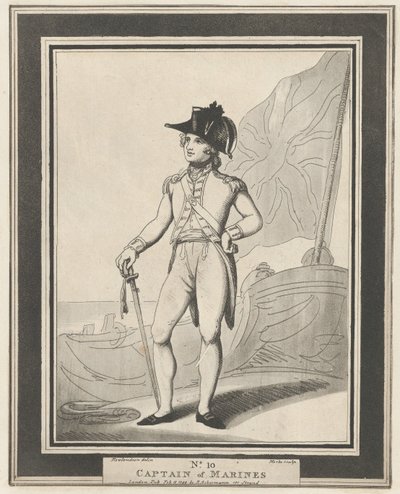 No. 10: Captain of Marines, February 15, 1799 by Henri Merke