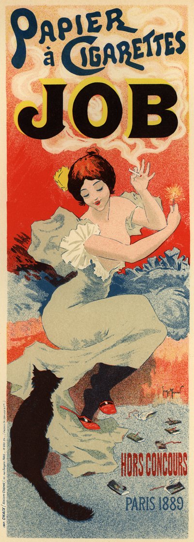 Advertising Poster for the Tissue Paper Job by Henri Meunier