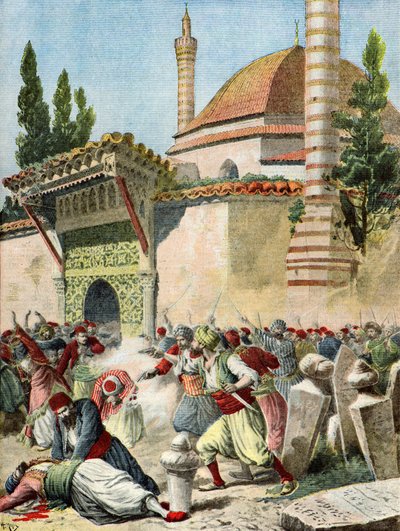 Armenian Attack on a Mosque by Henri Meyer