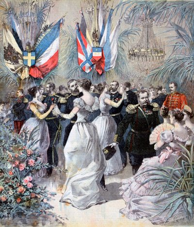 Celebrations in honour of the Visit of the Russian Fleet in Toulon by Henri Meyer