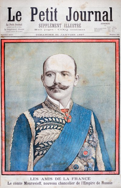 Count Mouravieff, Minister of Foreign Affairs of Russia by Henri Meyer