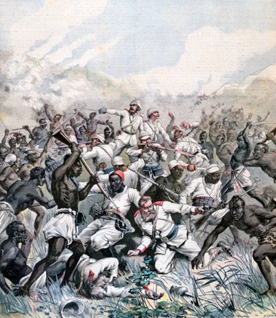 Destruction of a German Expedition in Africa by Henri Meyer