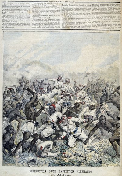 Destruction of a German expedition to Africa - in 