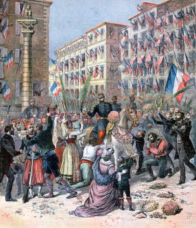 Entry of the French into Milan, 8th June 1859 by Henri Meyer