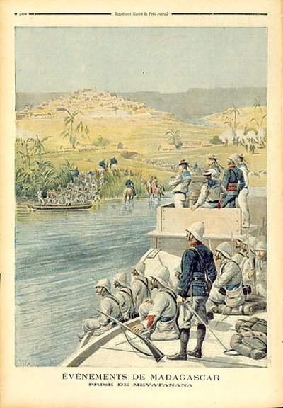 Events in Madagascar: The Capture of Mevatanana, Illustration from Le Petit Journal, 30th June 1895 by Henri Meyer