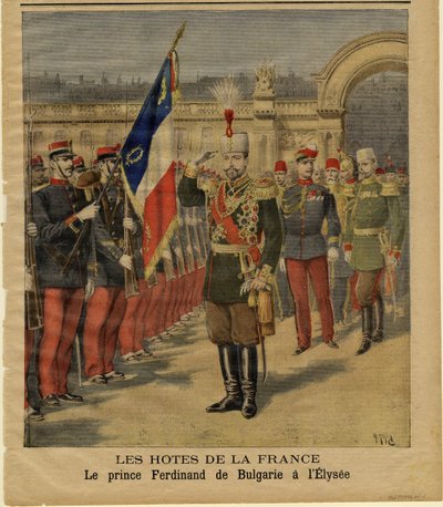 Ferdinand I of Bulgaria at the Élysée Palace by Henri Meyer