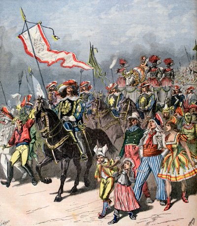 French Carnival of the Fattened Ox, in Former Times by Henri Meyer