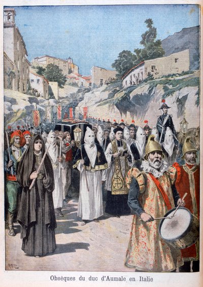 Funeral of the Duke of Aumale in Italy, 1897 by Henri Meyer