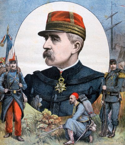General Jacques Duchesne, Commander of the French Expeditionary Force to Madagascar by Henri Meyer