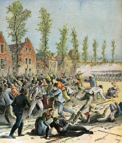 General Strike in Belgium by Henri Meyer