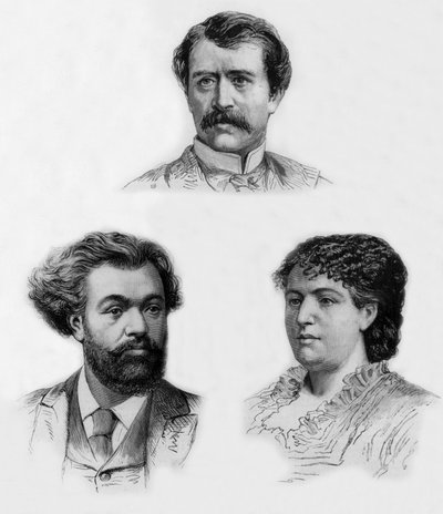 Morin Affair: Jean Morin, Clovis and Jeanne Hugues by Henri Meyer