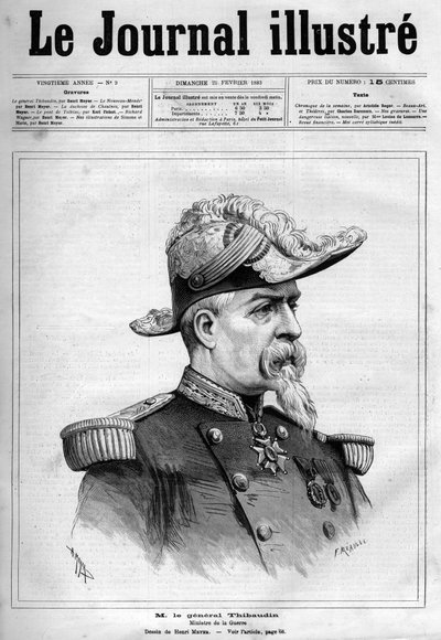 Portrait of Jean Thibaudin, French General and Politician (1822-1905) - Cover Page of 