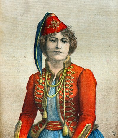 Portrait of Actress Marie Delna by Henri Meyer