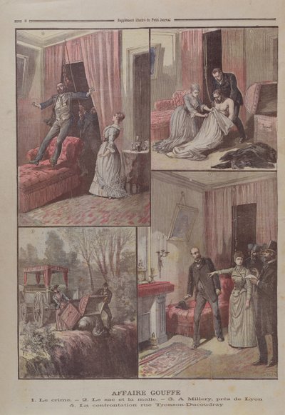 The Gouffe Mystery, illustrations from 
