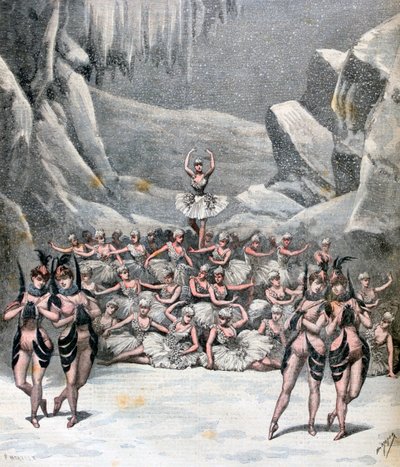 The Snow Ballet, from La Voyage dans la Lune by Jacques Offenbach by Henri Meyer