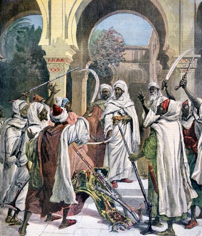 The Tribal Chiefs Swearing Fidelity to the Sultan of Morocco by Henri Meyer