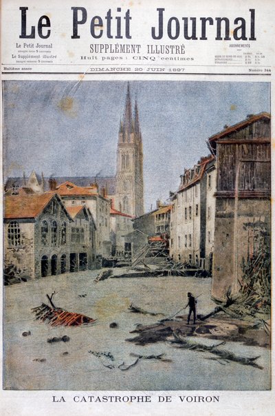 The Catastrophe of Voiron, France by Henri Meyer