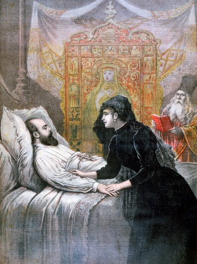The Death of Tsar Alexander III of Russia by Henri Meyer