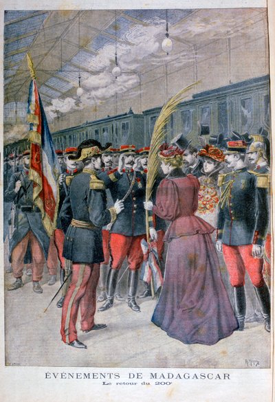 The Return of the 200 Regiment from Madagascar by Henri Meyer