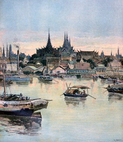 View of Bangkok by Henri Meyer