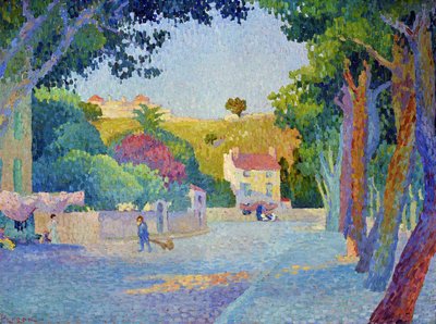 Place des Lices in Saint Tropez by Henri Person