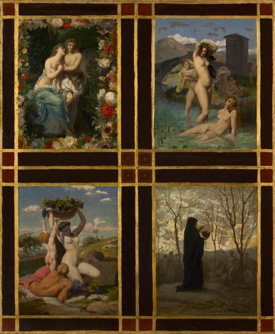 The Four Seasons by Henri Pierre Picou