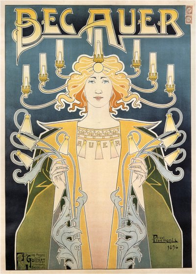 Bec Auer, 1896 by Henri Henri Antoine Théodore Livemont