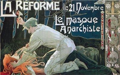 The Reform on November 21, the Anarchist Mask by Henri Henri Antoine Théodore Livemont