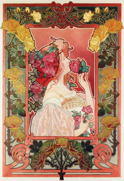 The Scent of a Rose by Henri Henri Antoine Théodore Livemont