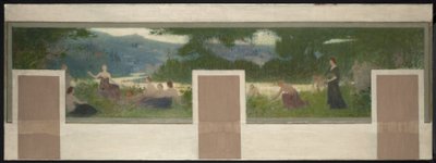 Sketch for Bagnolet Town Hall: Summer Landscape by Henri Rachou