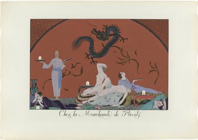 Le Bonheur du Jour ou Les Graces à la Mode: At the Poppy Merchant