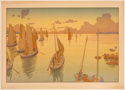 Aspects of Nature, no. 11: Sunset by Henri Rivière