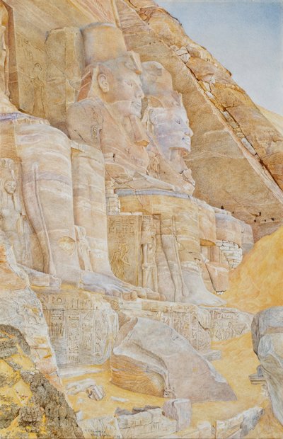 The Great Temple of Abu Simbel by Henri Roderick Newmann