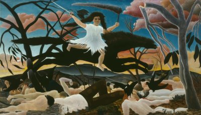 The War or The Ride of Discord by Henri Rousseau