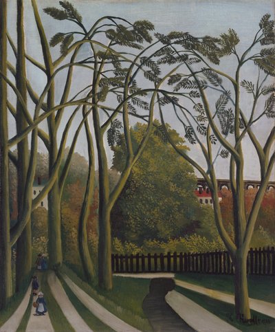 The Banks of the Bièvre near Bicêtre by Henri Rousseau