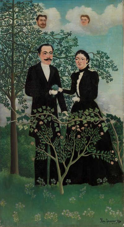 The Past and the Present, or Philosophical Thought by Henri Rousseau