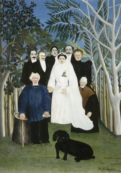 The Wedding Party by Henri Rousseau