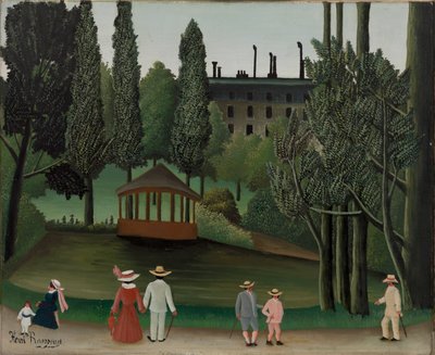 View of Montsouris Park, the Kiosk by Henri Rousseau