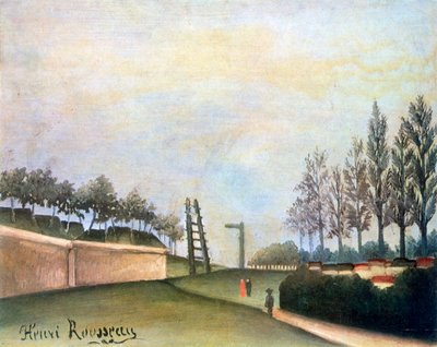 View of the Fortifications to the left of the Gate of Vanves by Henri Rousseau