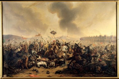 Battle Committed by Sultan Kilij-Arslan Against the Crusaders Besieging the City of Nicaea in 1097 by Henri Serrur