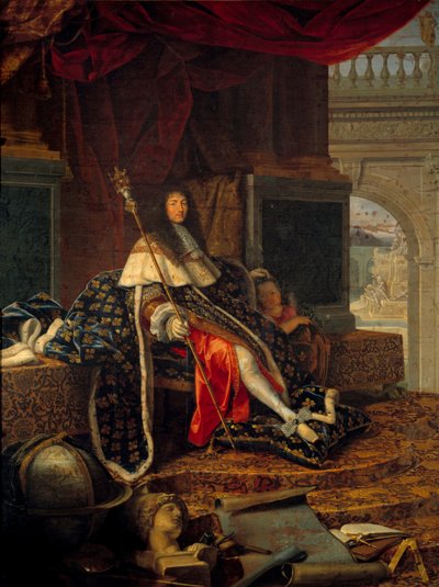 Portrait of Louis XIV, King of France by Henri Testelin